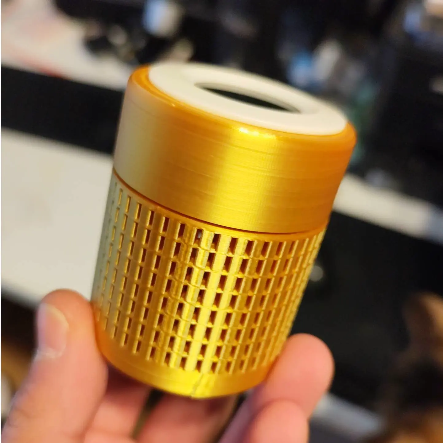 Silica Gel Container with Hygrometer with Extensions