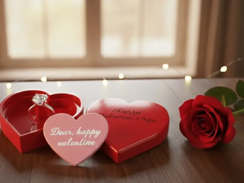 Ring box valentine