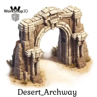 Desert Archway – Fantasy Diorama Gate | KF2 | WorkShop3D