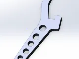 Butterfly-type ball valve wrench, 1/2", 3/4", 1"-1