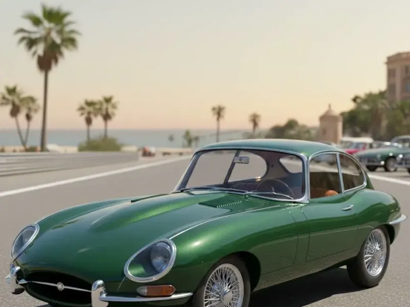 Jaguar E-Type by Aza