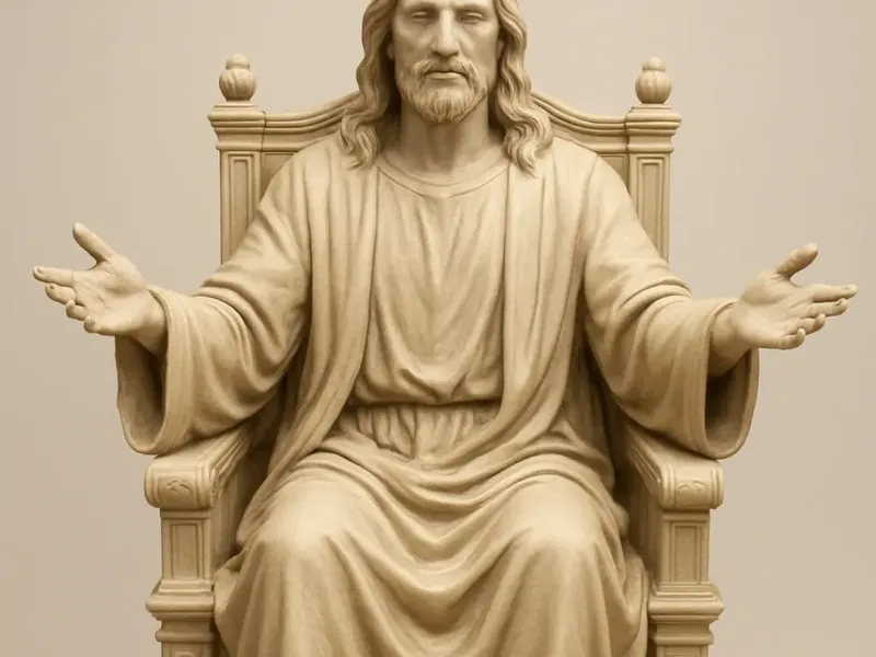 Jesus Cristo no trono 