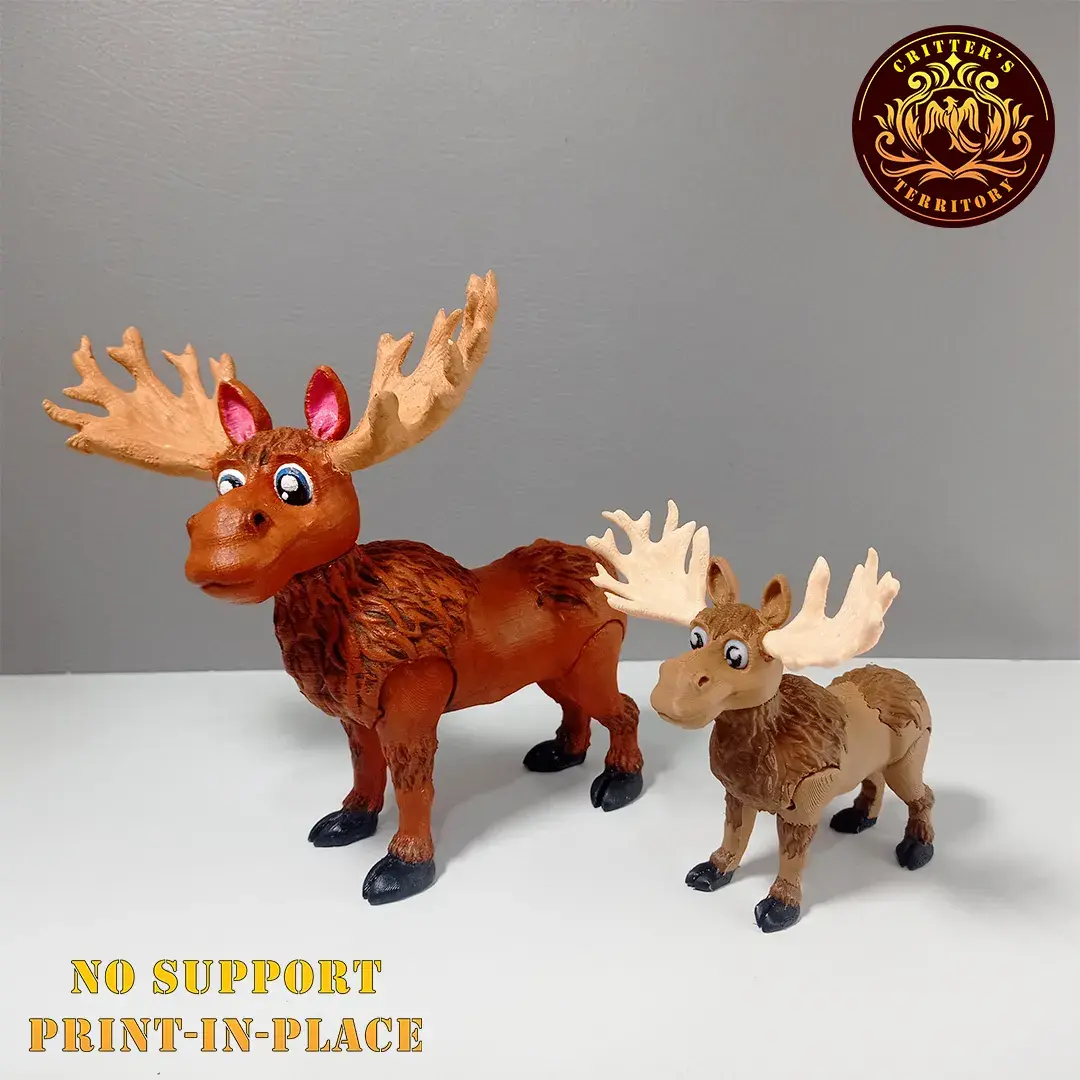 FLEXI MOOSE | PRINT IN PLACE | NO SUPPORT