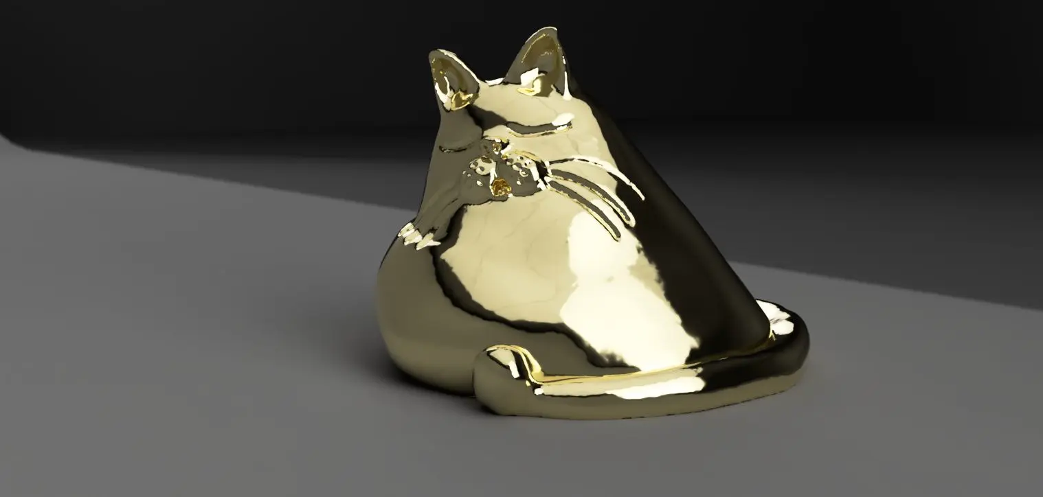 Gatto paffuto addormentato