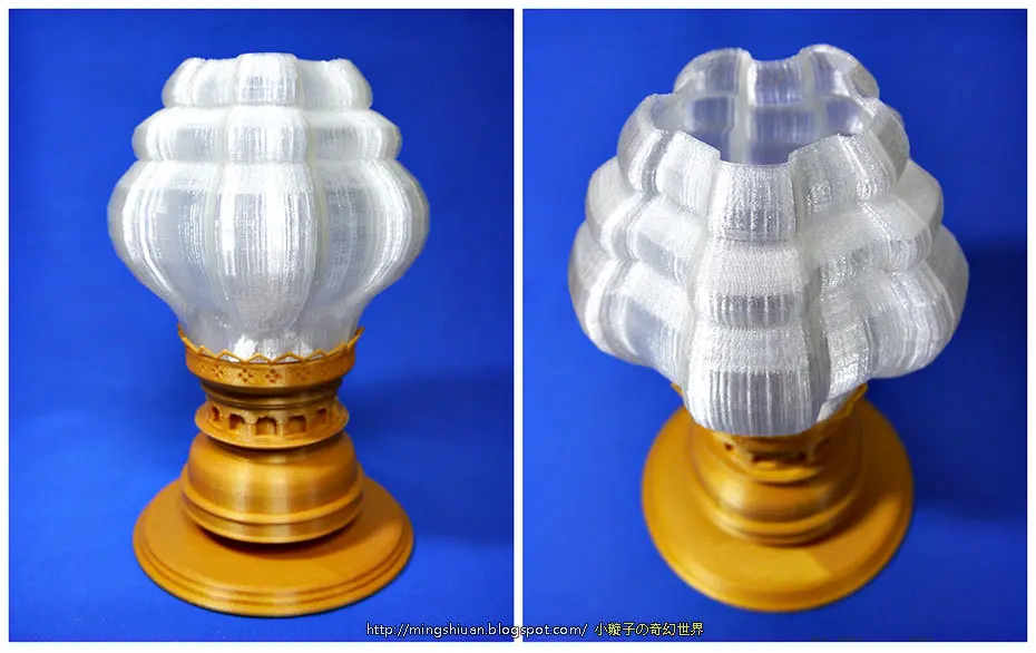 Victorian Hurricane Lamp-Lampshade Modify