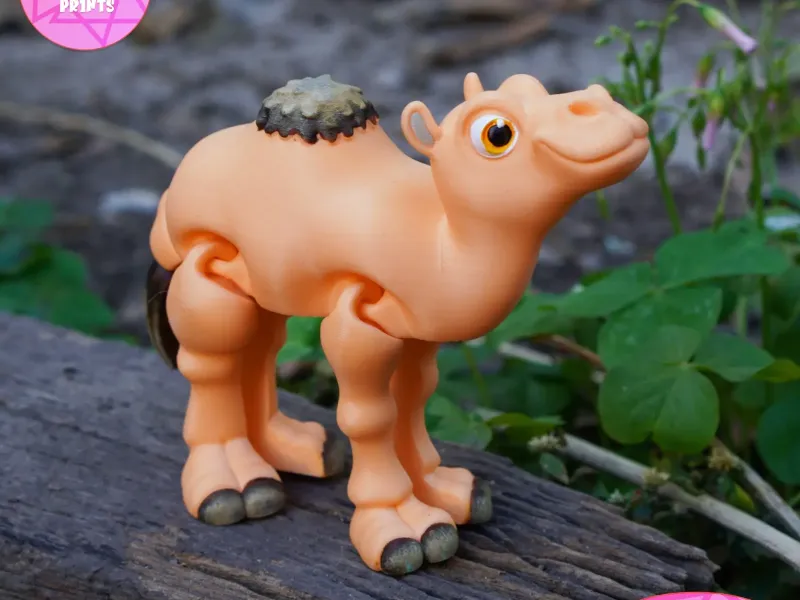 YERINDE BASKI SEVIMLI FLEXI CAMEL