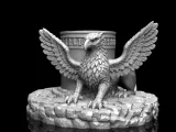 Griffin design pen holder-3