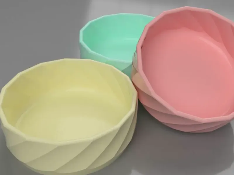 Facet Bowl – Minimalist Design Bowl