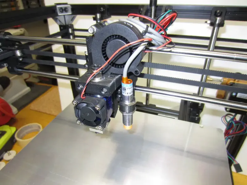 Montagem do sensor indutivo E3D