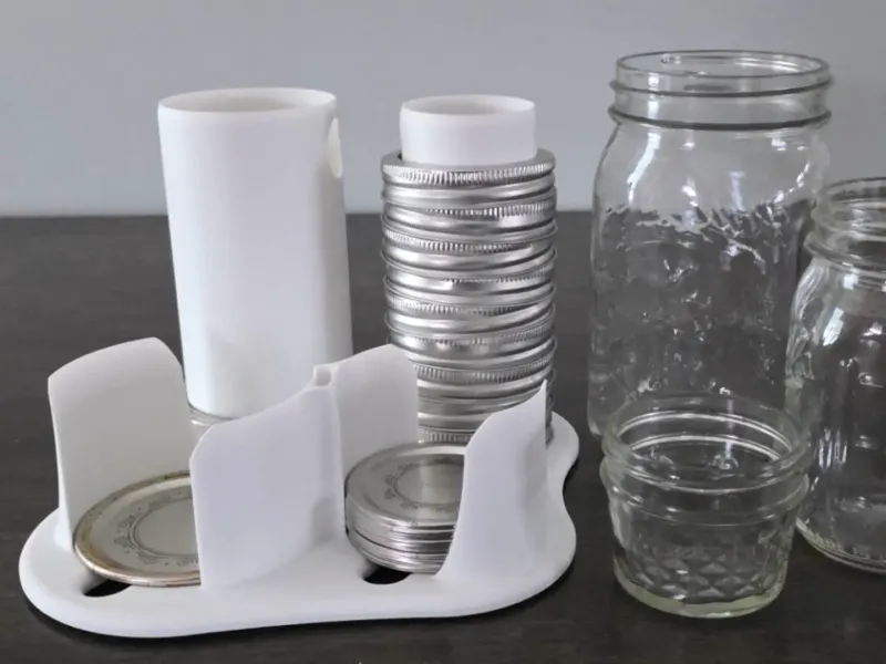 Mason jar lid holder