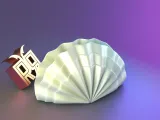 shell candle without pearls-8