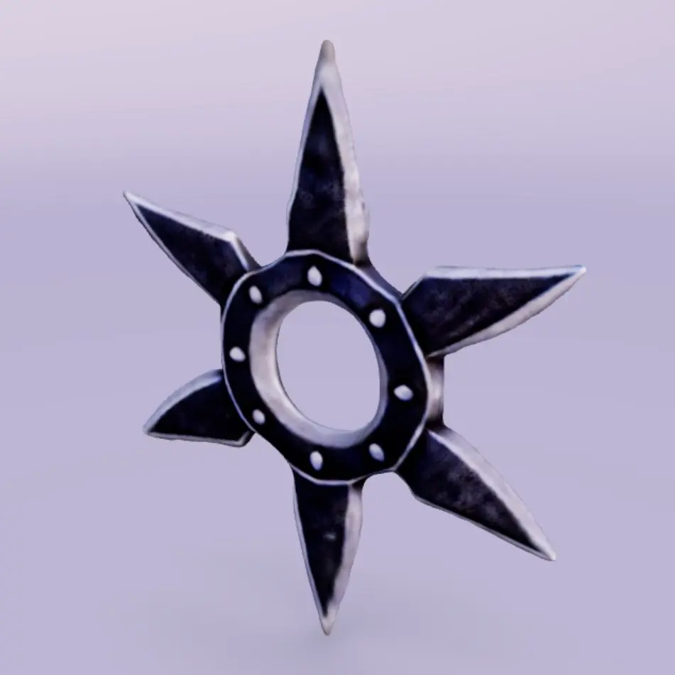 Ninja Shuriken (Luma Ai-Generated)
