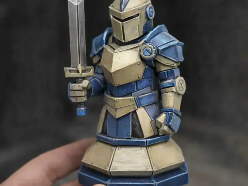 Mechanical Chess Knight Figurine ⚙️♟️