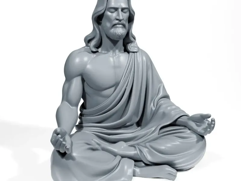 Jesus Meditating