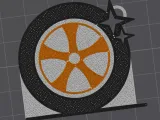 Clean Wheel keychain-1