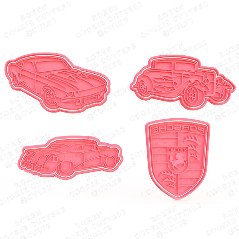 Сars realism cookie cutter set of 4