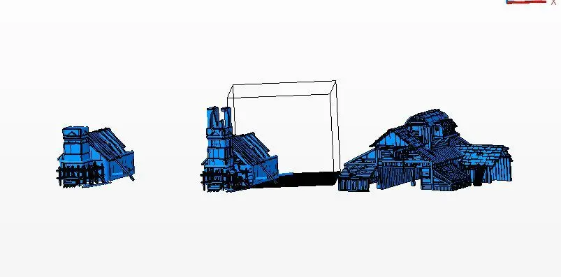 countryside buildings - ww2 - terrain