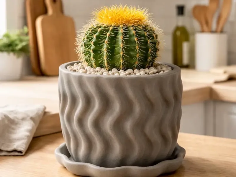 Bloempot met basis