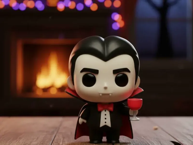 Dracula figurine Halloween vampire