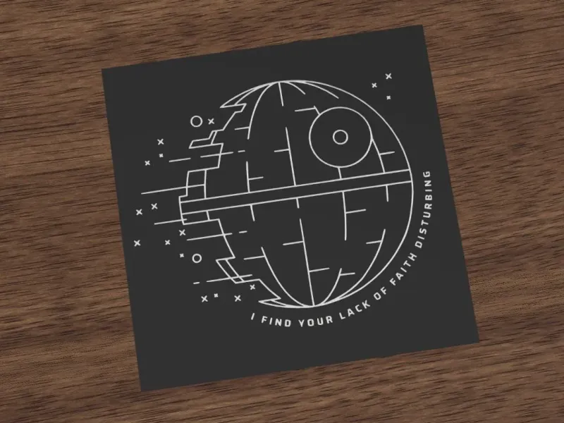 I Find Your Lack of Faith Disturbing Death Star Star Wars Qu
