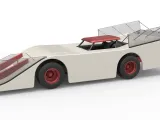 Vintage  Outlaw dirt late model race car Scale 1:25-0