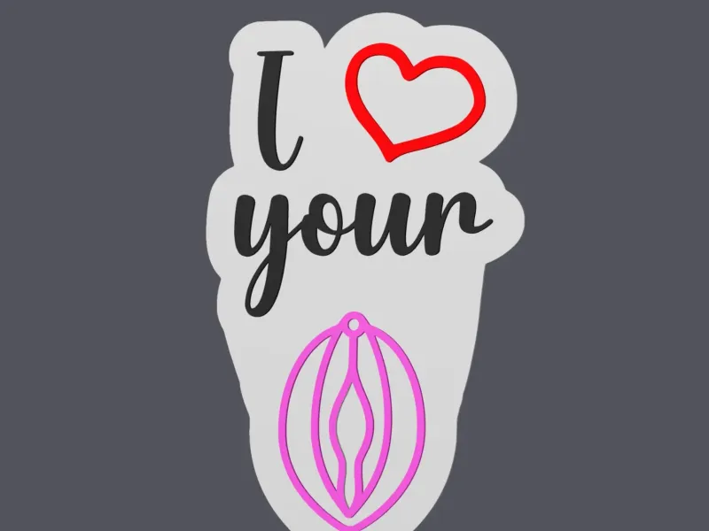 I Love Your Vagina - Wall Art v1