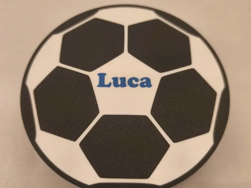 Caja balón de fútbol customizable