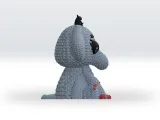 Knitted Elephant STL file 3D Model-3