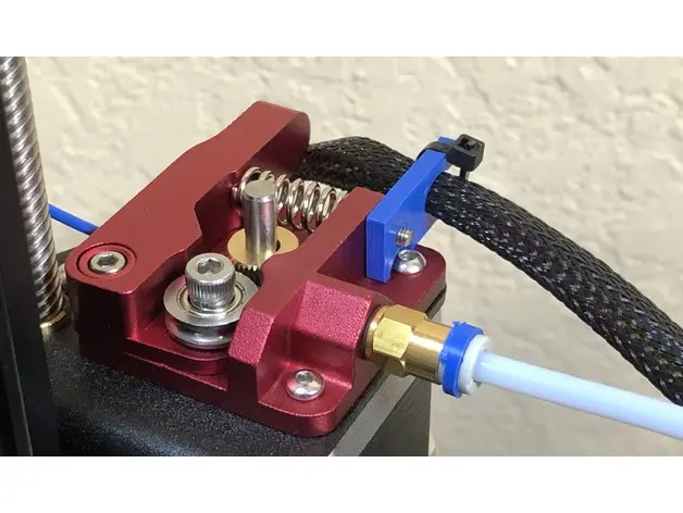 Ender 3 Aluminum Extruder Cable Support