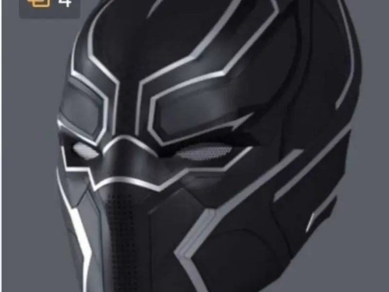 maske des schwarzen Panthers