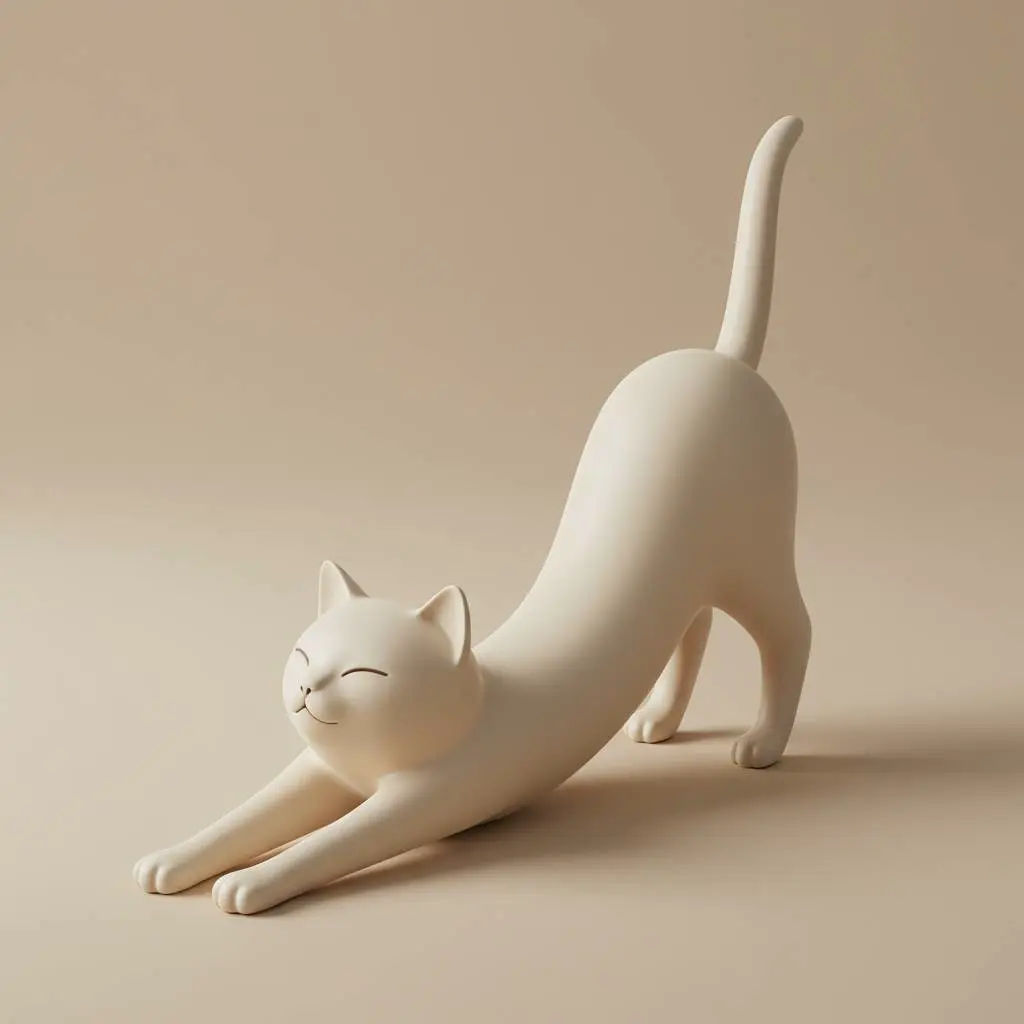 Stretching Cat