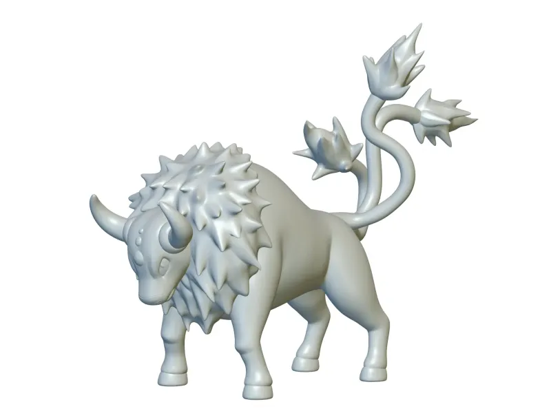 Pokemon Tauros #128 - Ready for 3D Printing!
