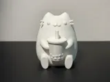 Pusheen cat with a bubble tea-1