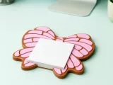 Concha Bow Sticky Note Holder | Butterfly Desk Organizer-5