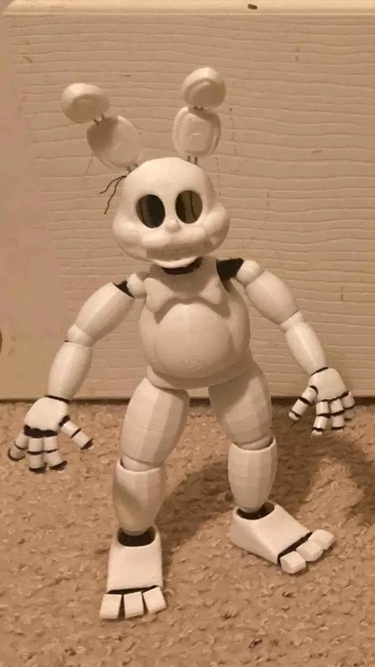 brinquedo bonnie articulado fnaf