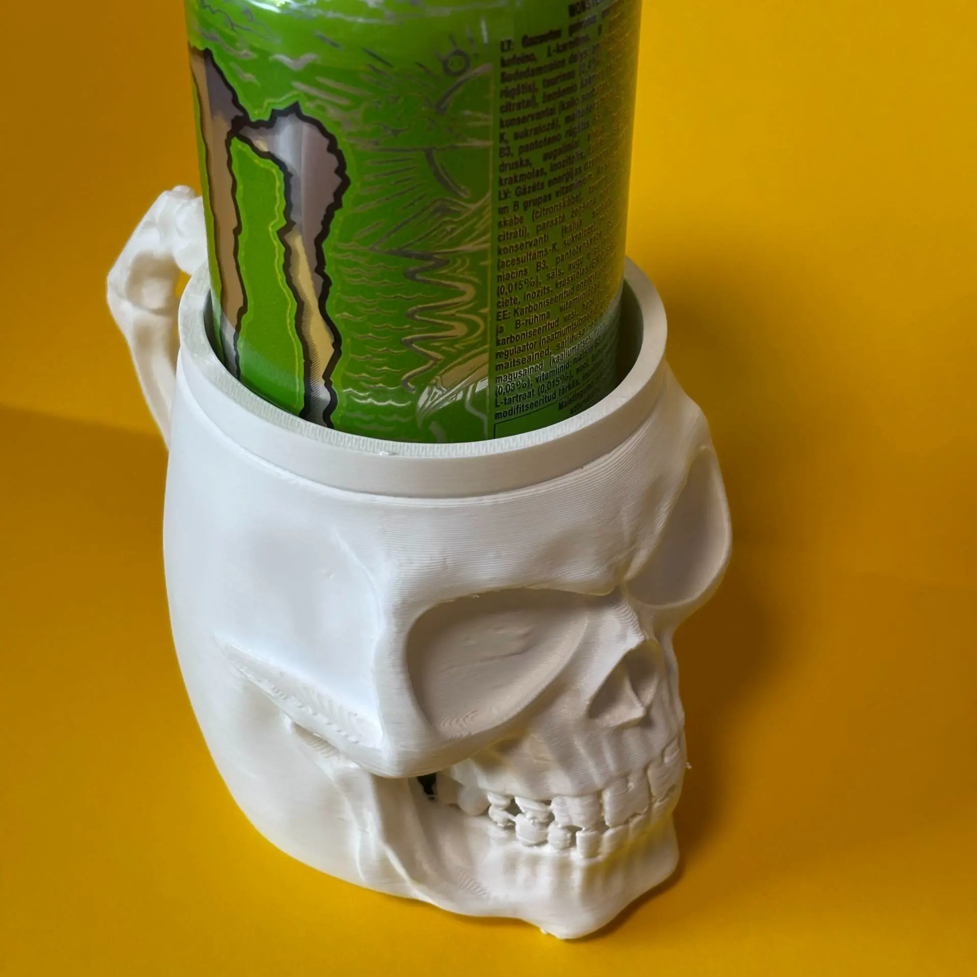 Skull halloween beverage holder