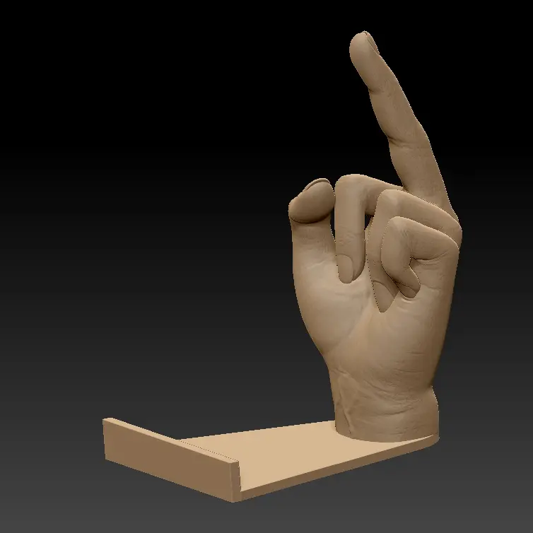 MIDDLE FINGER PHONE STAND