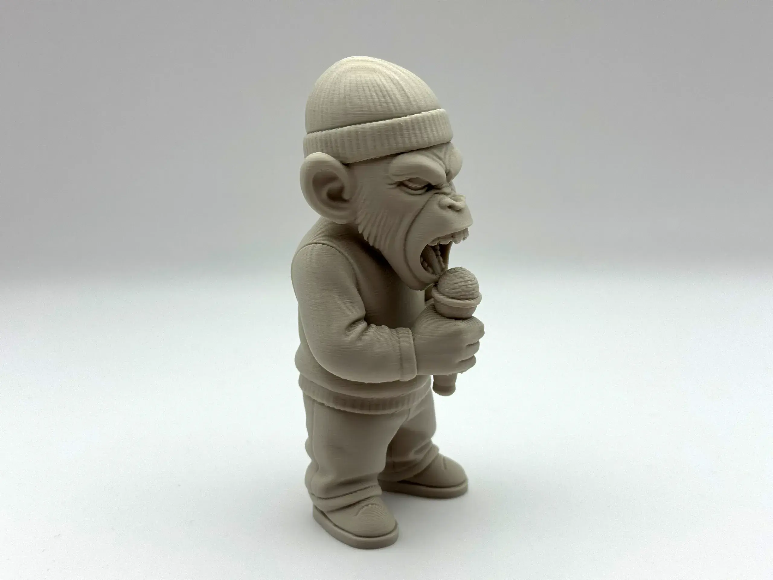 3D Printer Files | 3MF File | HipHop Monkey – Scream It Loud ...