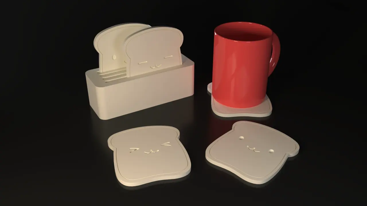 Toast Coasters