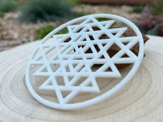 Sri Yantra Coaster