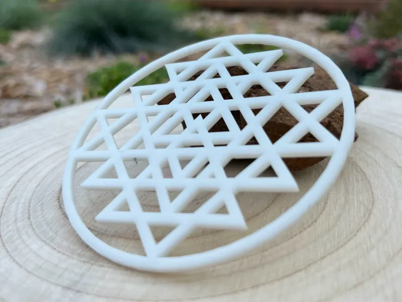Sri Yantra Coaster