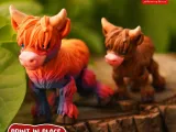 CUTE FLEXI HIGHLAND COW ARTICULATED-2