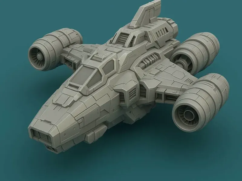 cool space ship
