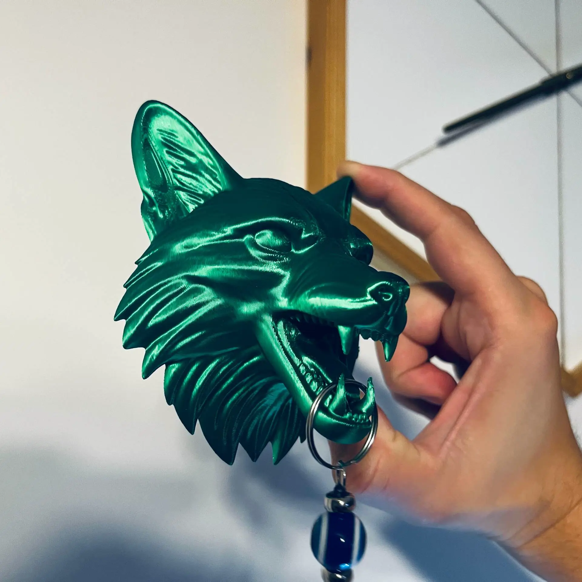 Fox key chain wall mounted organizer