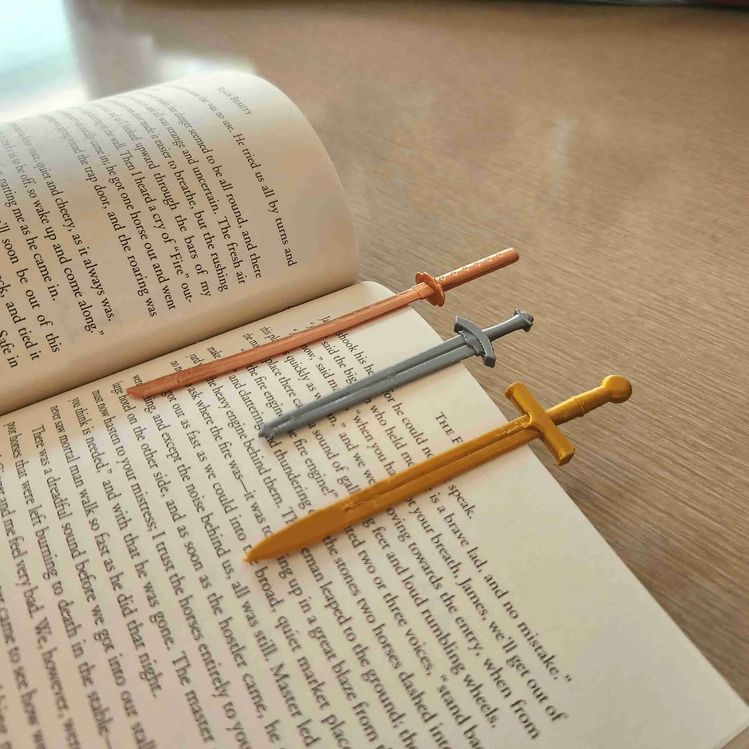 Sword Bookmarks