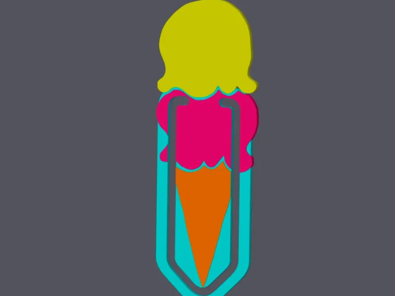 Ice Cream Cone - Paperclip