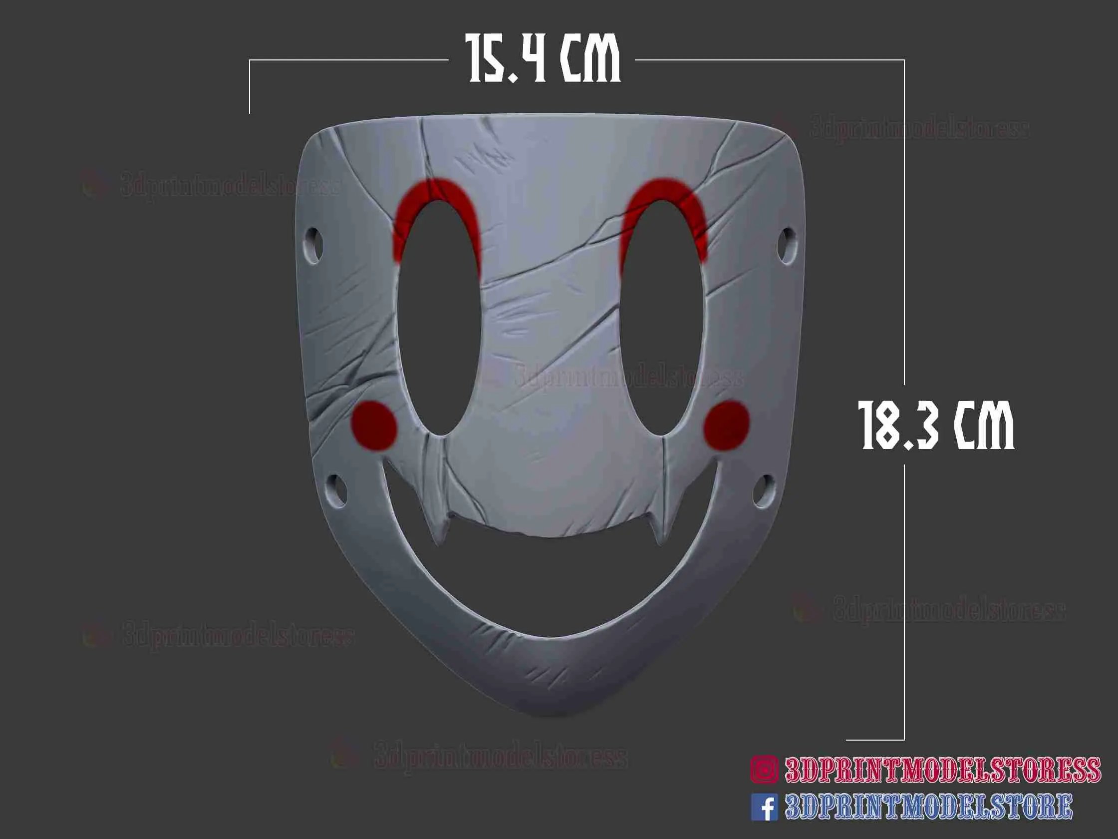 Cosplay STL Download - Devil Sniper Mask - Tenkuu Shinpan Anime ...