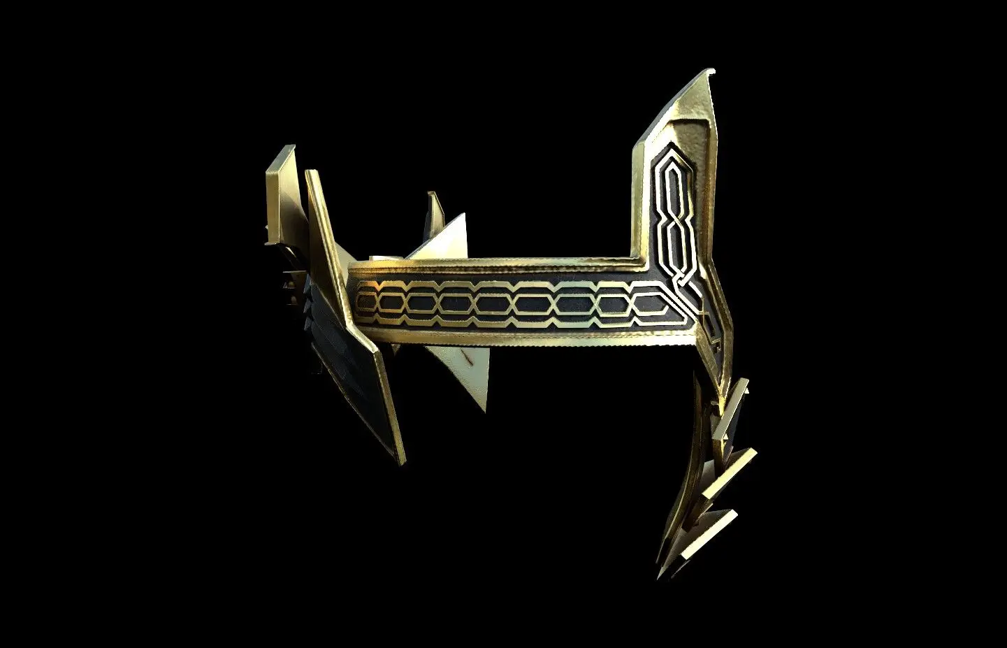 Thorin Oakenshield Crown The Hobbit 3d digital download