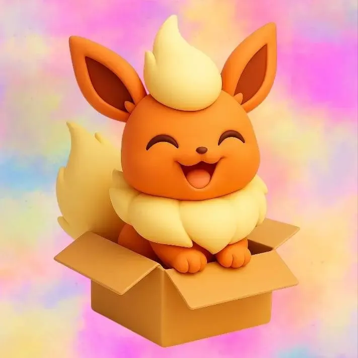 pokemon flareon box