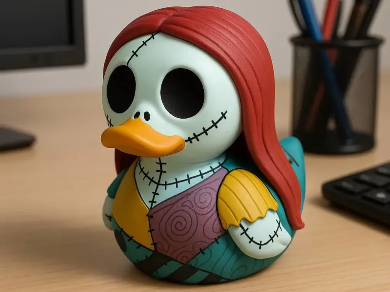 Rubber Duck - Sally skellington model - 3D print